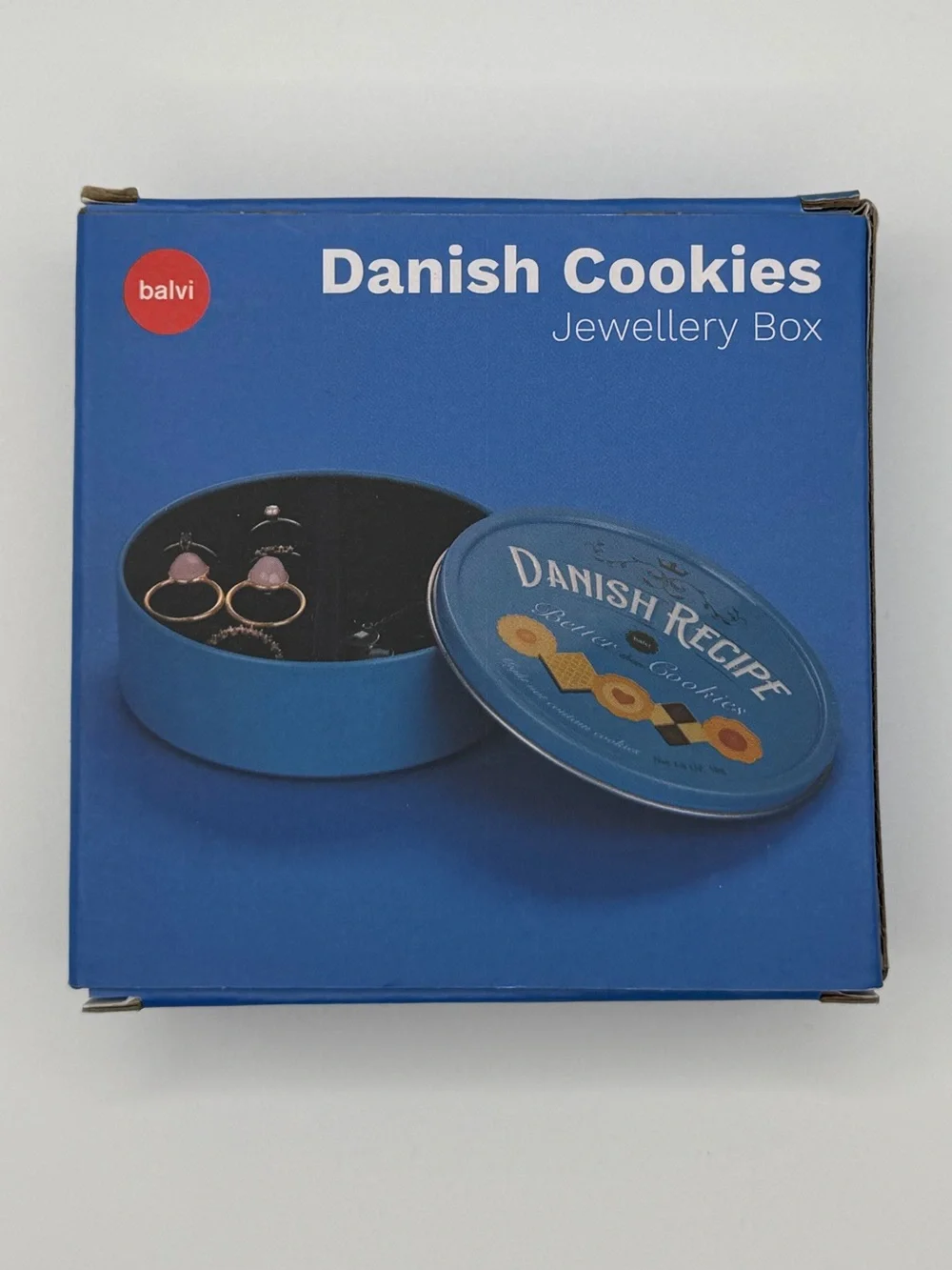 Anthropologie Balvi Danish Cookies Jewelry Box Trinket Holder NIB